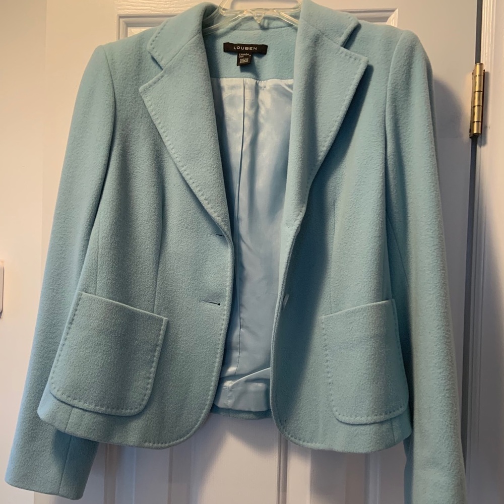 Louben Carolina Blue Blazer - size 2